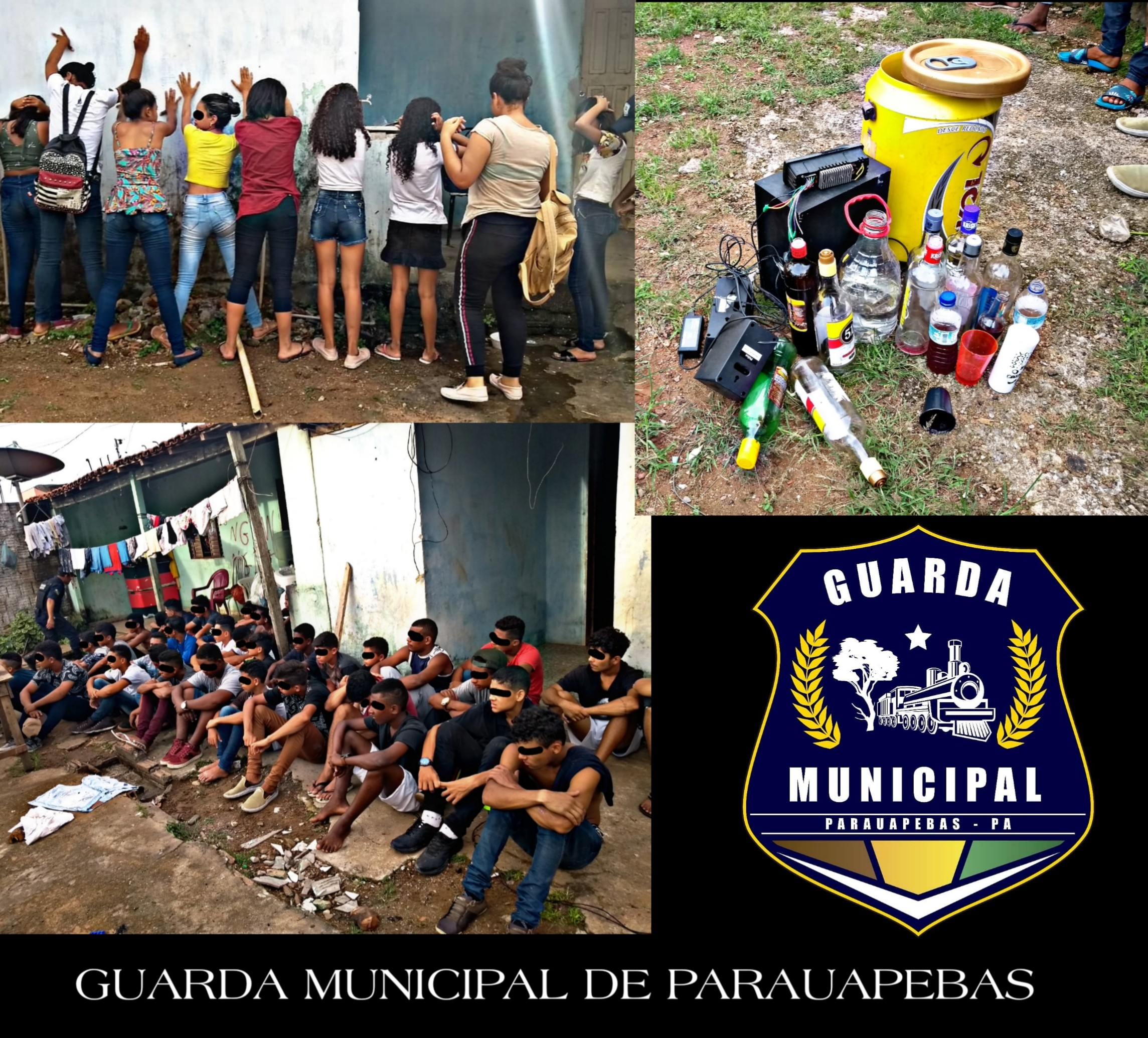 Menores são flagrados em festa com bebidas alcoólicas em Parauapebas -  Tablóide Pará